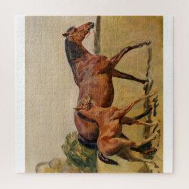 Quebra-cabeça Égua e potro por Munnings