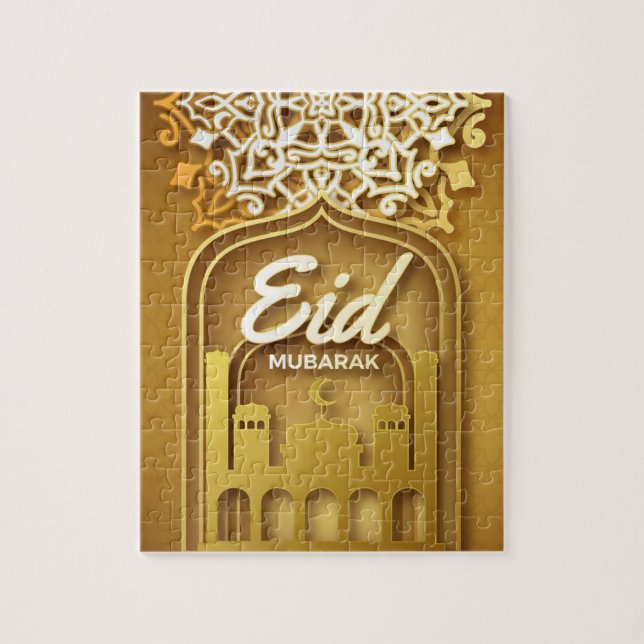 Quebra-cabeça Eid Mubarak (Vertical)