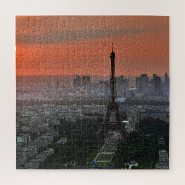 Quebra-cabeça Eiffel Tower Paris Europa - Viagem (Vertical)