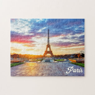 Quebra-cabeça Eiffel Tower, Paris, França