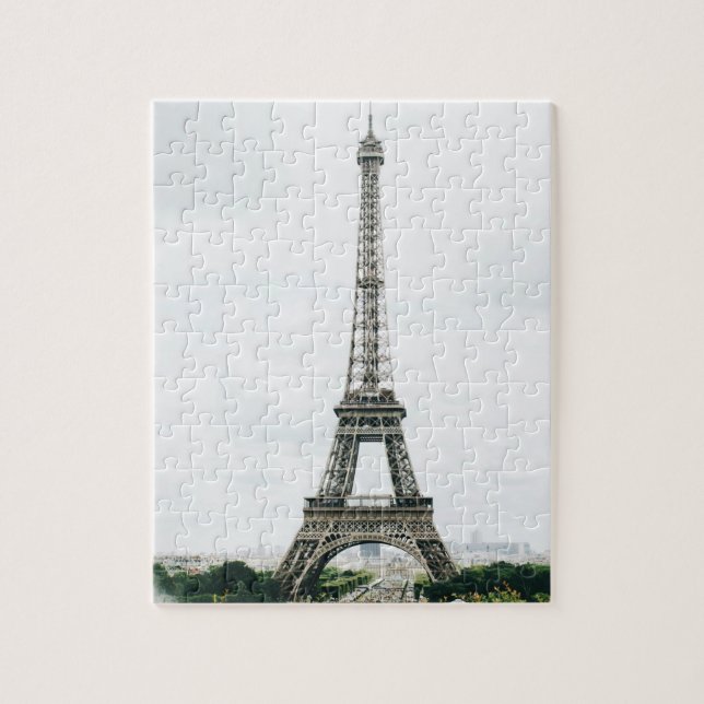 Quebra-cabeça Eiffel Tower Paris França (Vertical)