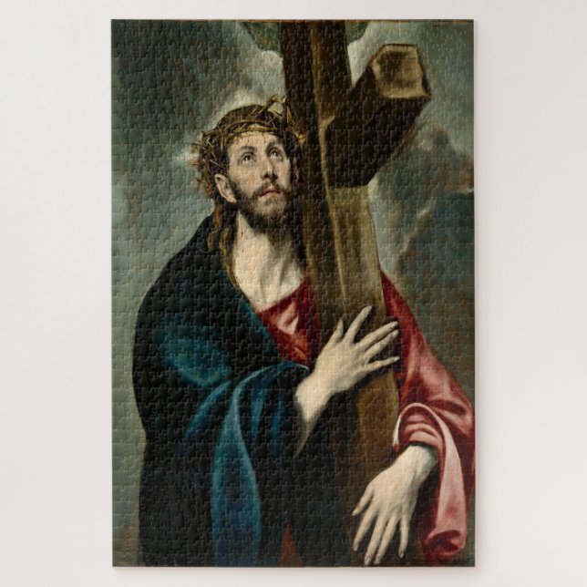 Quebra-cabeça El Greco - Carregando Cristo Da Cruz (Vertical)