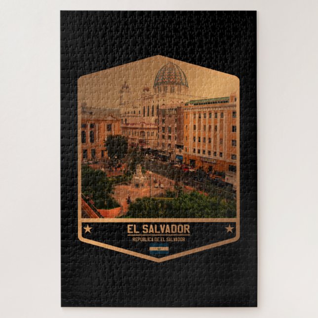 Quebra-cabeça El Salvador (Vertical)