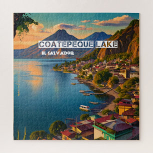 Quebra-cabeça El Salvador Viagem Vintage Retro