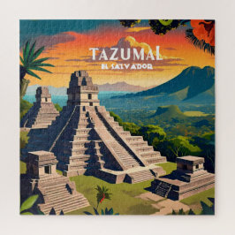 Quebra-cabeça El Salvador Viagem Vintage Retro