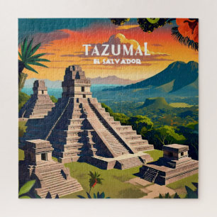 Quebra-cabeça El Salvador Viagem Vintage Retro
