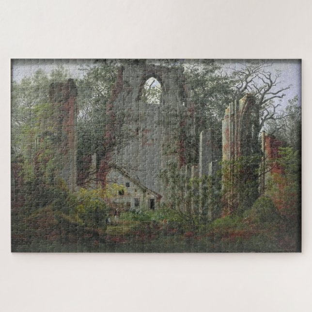 Quebra-cabeça Eldena (1824) – Caspar David Friedrich (Horizontal)