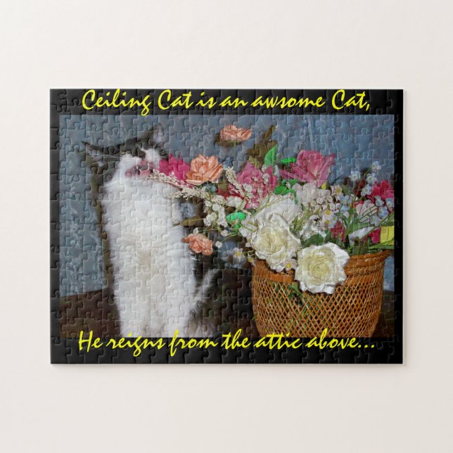 Quebra-cabeça Ele reina do sótão acima... (Horizontal)