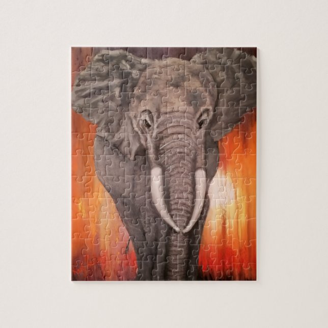 Quebra-cabeça Elefante (Vertical)