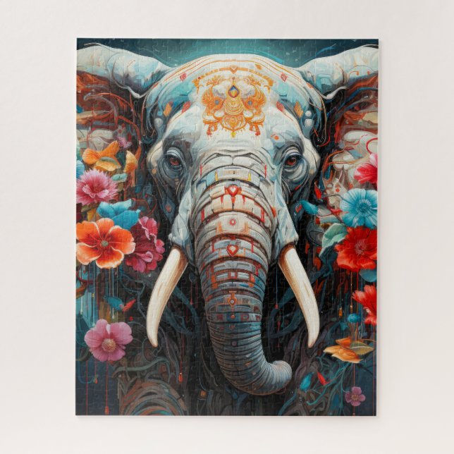 Quebra-cabeça Elefante (Vertical)