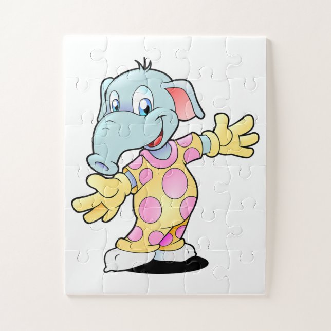 Quebra-cabeça Elefante (Vertical)
