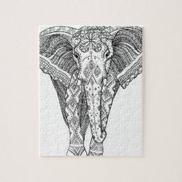 Quebra-cabeça Elefante bonito