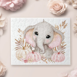 Quebra-cabeça Elefante Cor-De-Rosa E Bombas