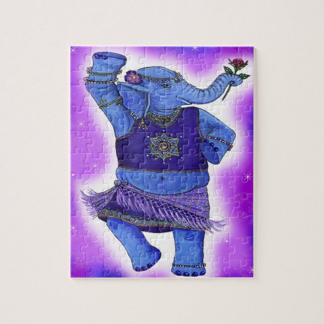 Quebra-cabeça Elefante da dança (Vertical)
