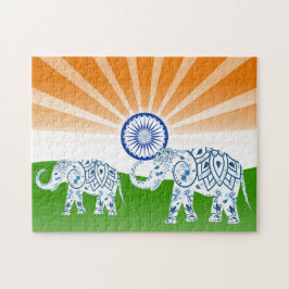 Quebra-cabeça Elefante indiano