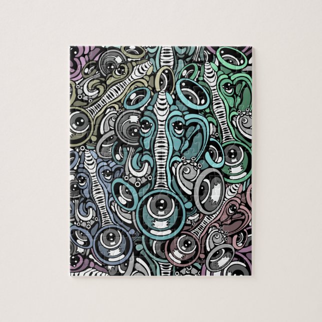 Quebra-cabeça elefante musical (Vertical)