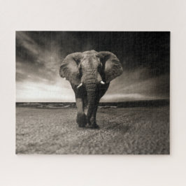 Quebra-cabeça Elefante no funcionamento