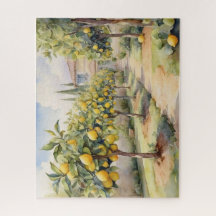 Elegância de Lemon Grove em Aquarela