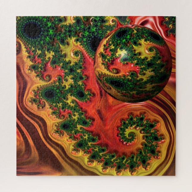 Quebra-cabeça Elegância Fiery - Um estudo sobre complexidade (Vertical)