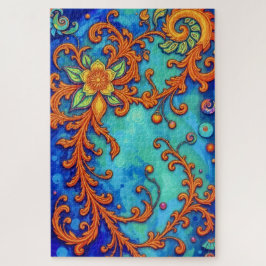 Quebra-cabeça Elegância Floral