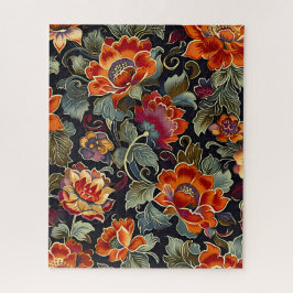 Quebra-cabeça Elegância Vintage Bloom