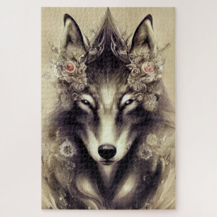 Quebra-cabeça Elegant Wolf Jigsaw Puzzle