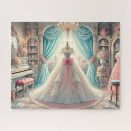 Quebra-cabeça Elegante Butique Nupcial Sala de Vestir Vintage