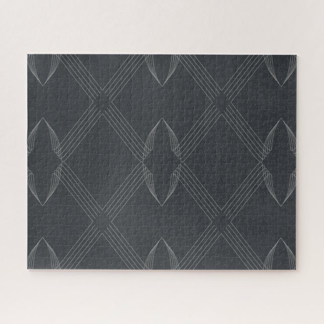 Quebra-cabeça Elegante, chic, luxuoso, simples padrão de linha (Horizontal)