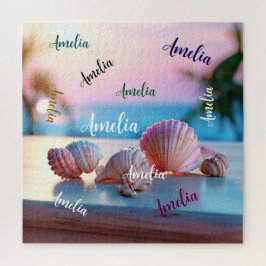 Quebra-cabeça Elegante de Verão Personalizado