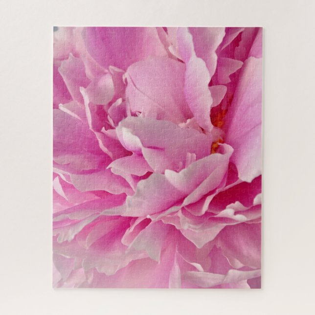 Quebra-cabeça Elegante Foto Pink Peony (Vertical)