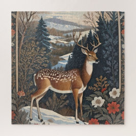 Quebra-cabeça Elegante Winter Veer Nature Design