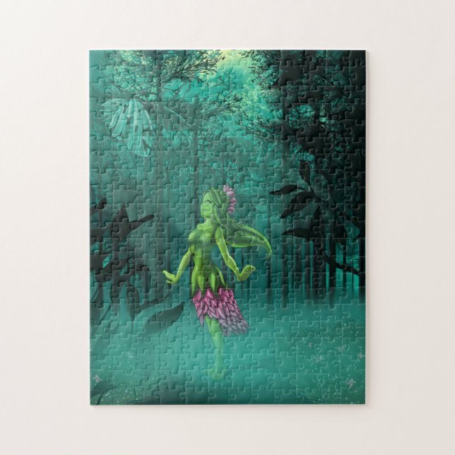 Quebra-cabeça Elemento da Terra e Borboleta (Vertical)