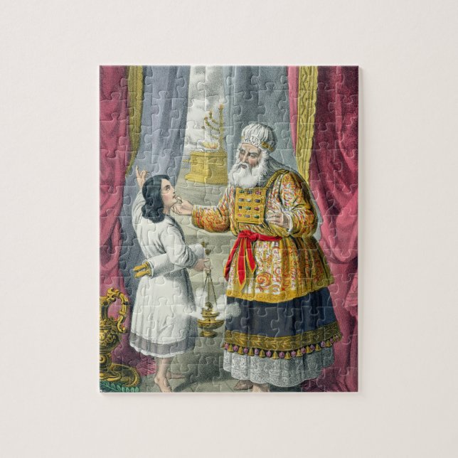 Quebra-cabeça Eli que questiona Samuel em relação à visão, de (Vertical)