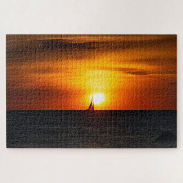 Quebra-cabeça Em direção ao sol...quebra-cabeça de serra