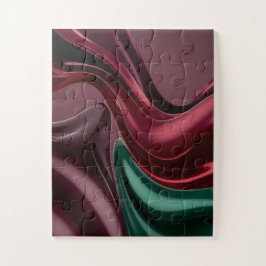 Quebra-cabeça em gráfico abstrato elegante