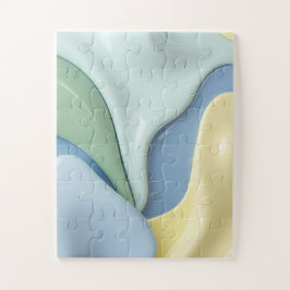 Quebra-cabeça em gráfico abstrato elegante