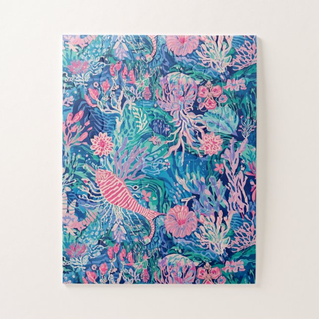 Quebra-cabeça em gráfico elegante (Vertical)