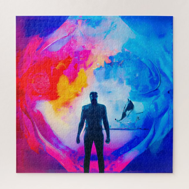 Quebra-cabeça Em pé nas cores (Vertical)