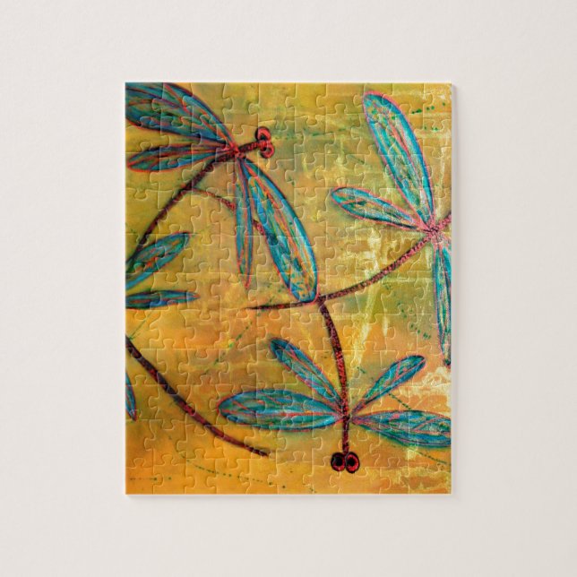 Quebra-cabeça Embaçamento da libélula (Vertical)