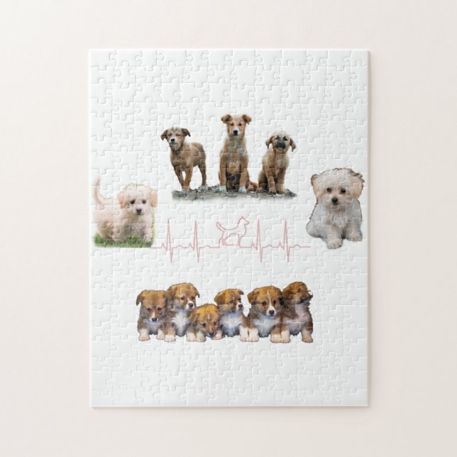 Quebra-cabeça Embalagem de cães, Encapsulamento Engraçado (Vertical)