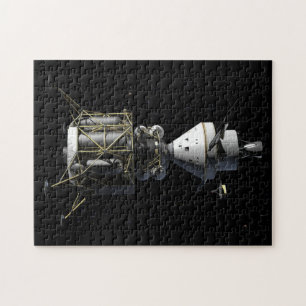 Quebra-cabeça Embarcadouro de Orion com Lander lunar - rendiçã