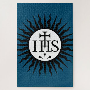 Quebra-cabeça Emblema da Companhia de Jesus Monograma