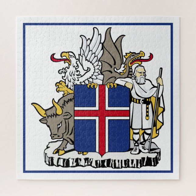 Quebra-cabeça emblema islâmico (Vertical)