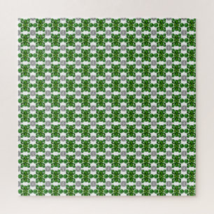 Quebra-cabeça Emerald Diamond Gemstone Art Green