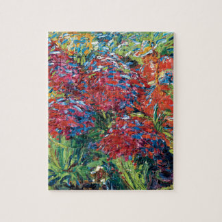 Quebra-cabeça Emil Nolde Flores Vermelhas Expressionismo Arte Fi