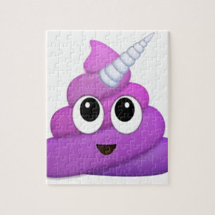 Quebra-cabeça Emoji bonito do tombadilho do unicórnio