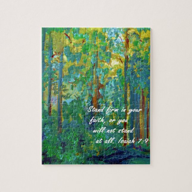 Quebra-cabeça Empresa do suporte em sua fé (Vertical)