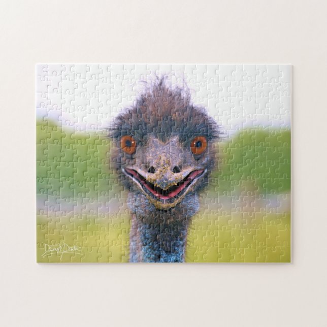 Quebra-cabeça Emu Feliz (Horizontal)