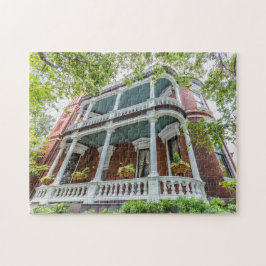Quebra-cabeça Encantadora Savannah Kehoe House 11x14 quebra-cabe
