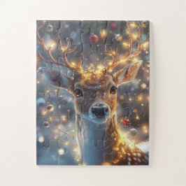 Quebra-cabeça Enchanted Christmas Reindeer Puzzle